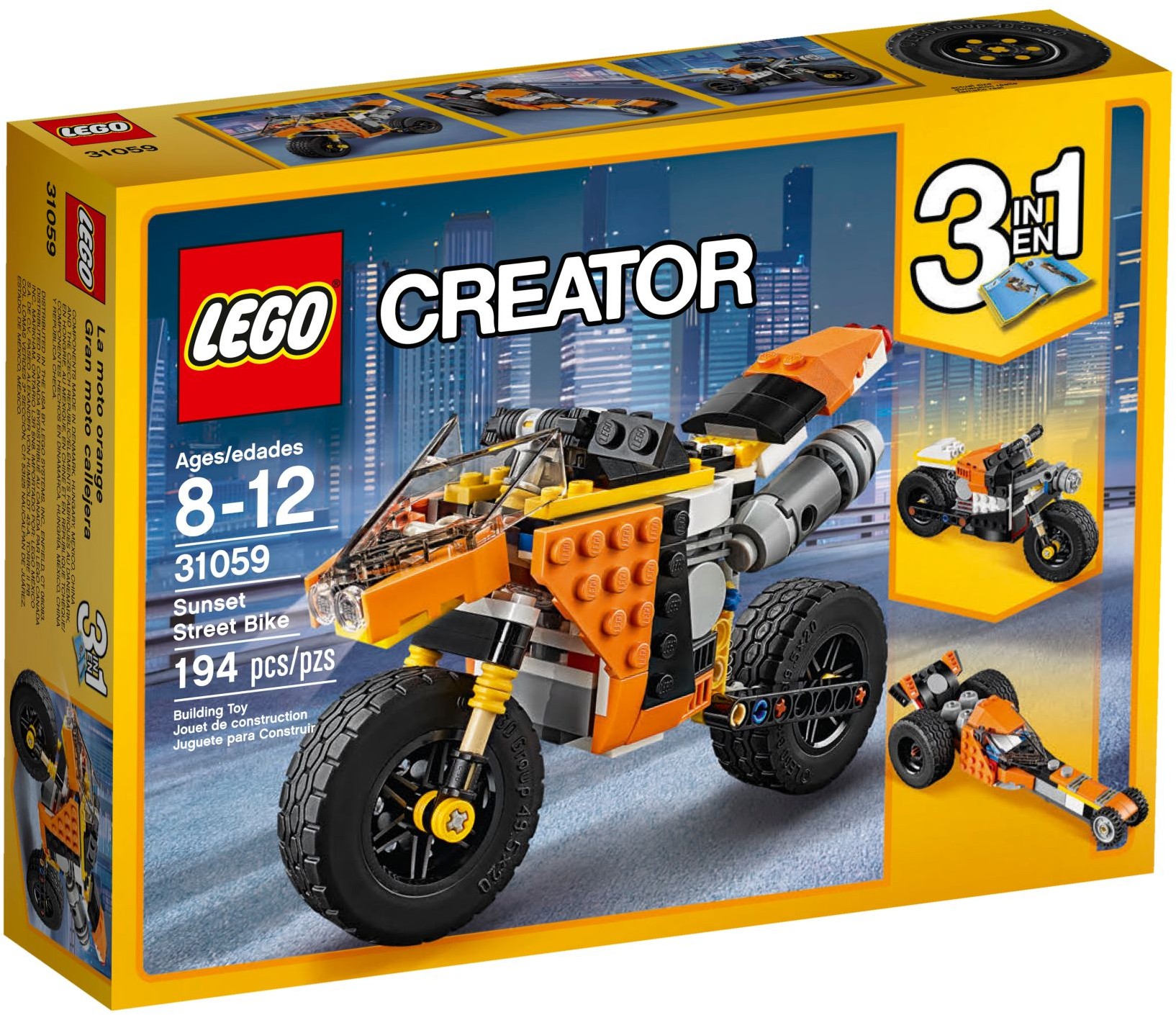Lego Creator Motocicleta de oras 8-12 ani