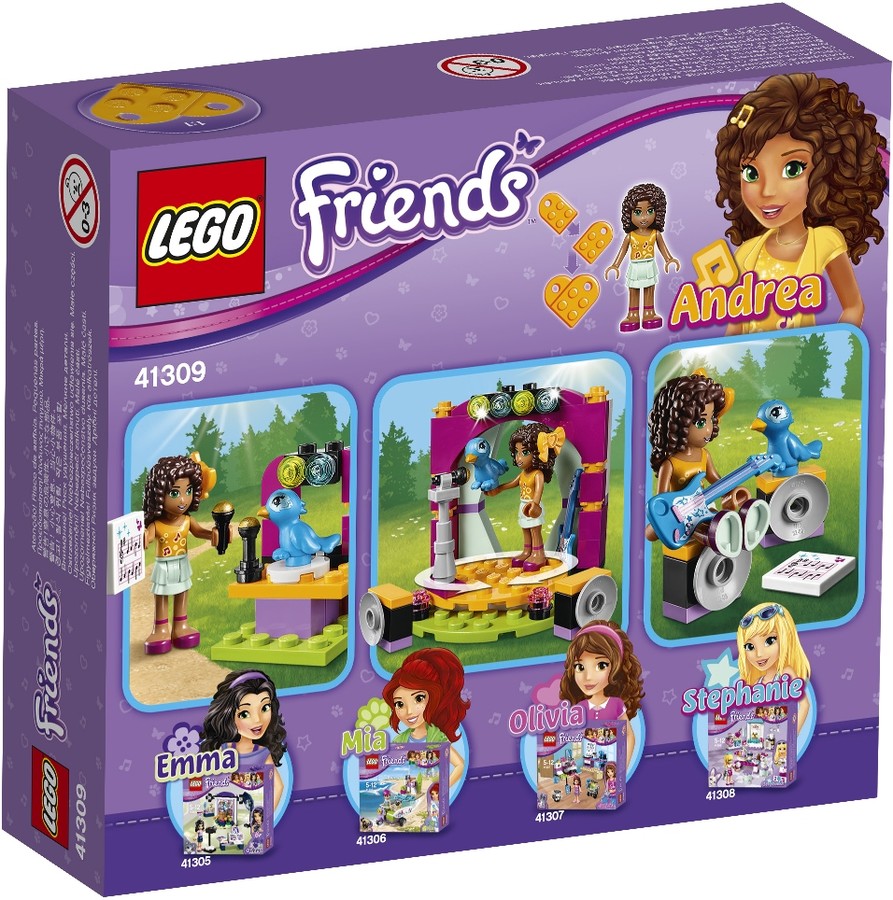 Lego Friends Duetul muzical al Andreei 5-12 ani (