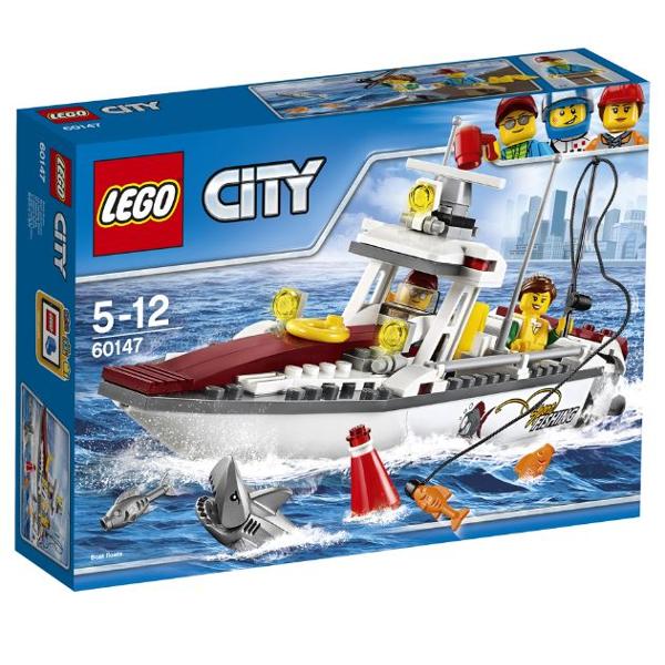Lego City Barca de pescuit 5-12 Ani (60147)