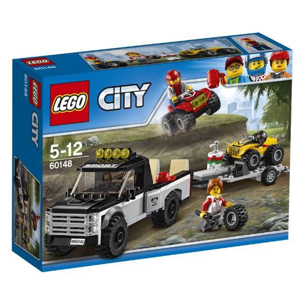 Lego City Echipa de curse pe ATV 5-12 Ani (60148)