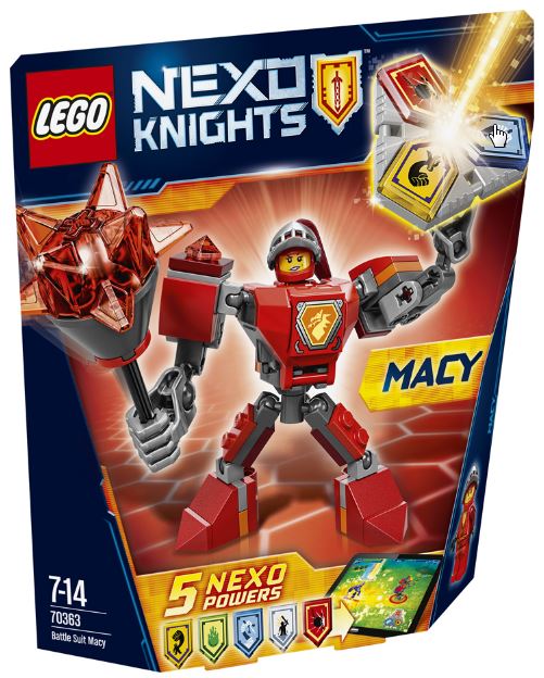 Lego Nexo Knights. Costum de lupta - Macy