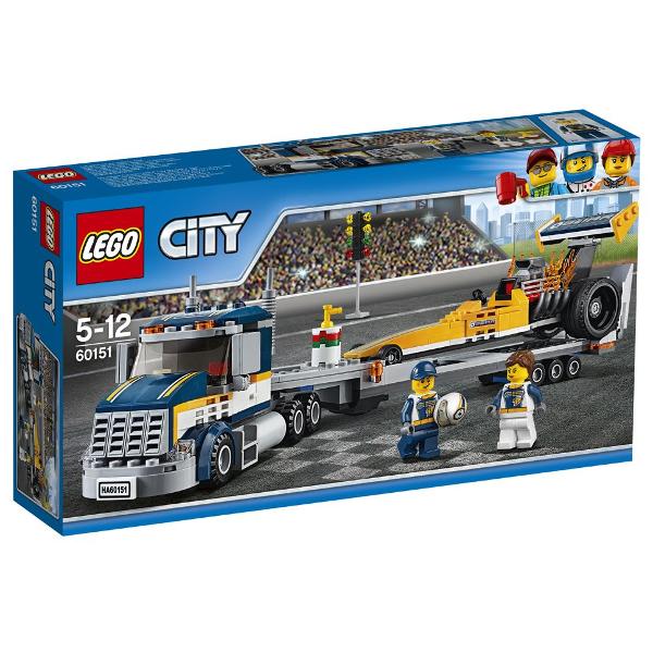 Lego City Transportator de Dragster 6-12 ani (60151)