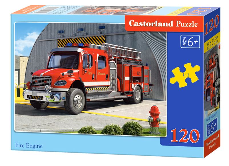 Puzzle 120 Castorland - Fire Engine