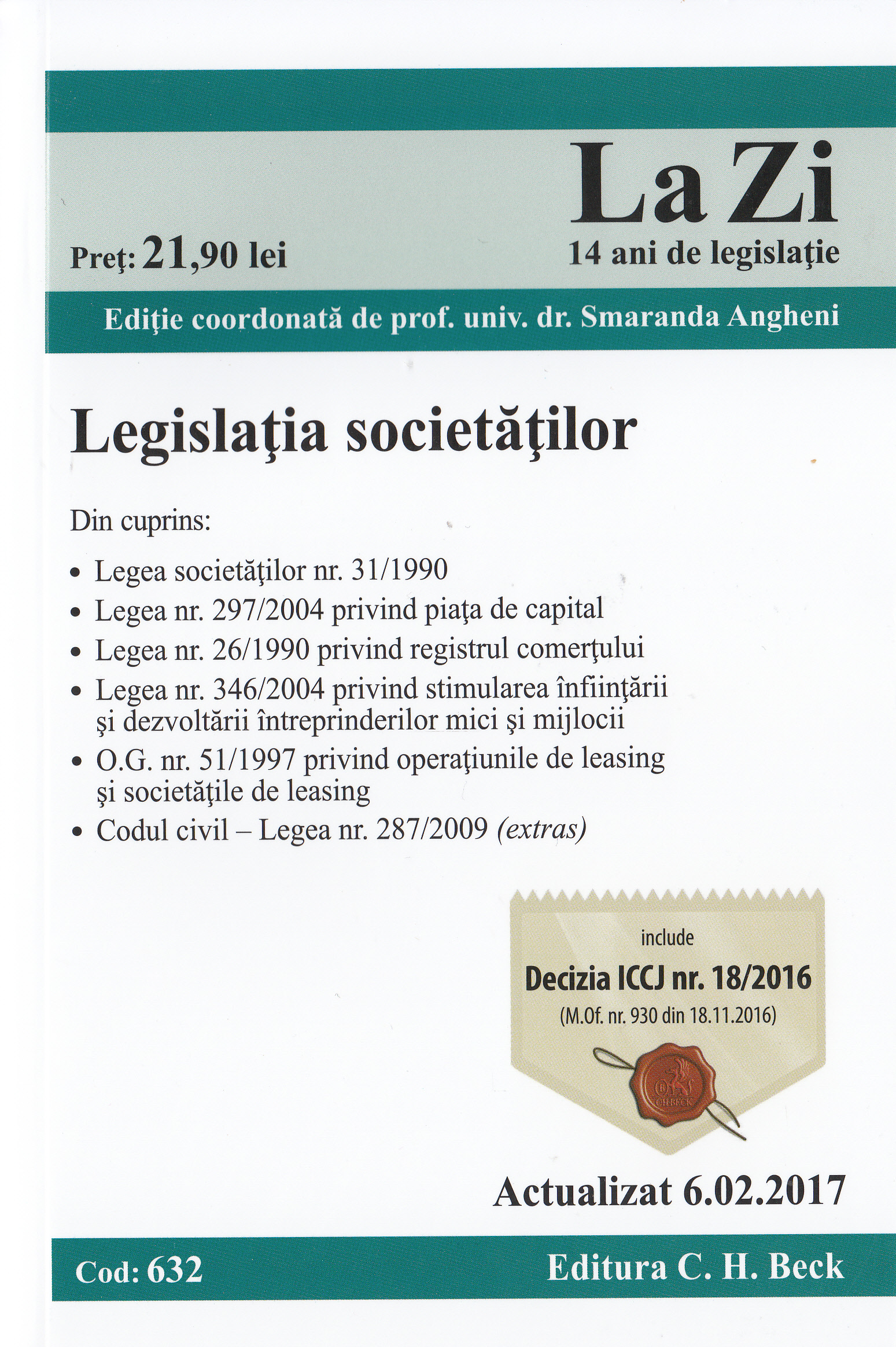 Legislatia societatilor Act. 6.02.2017