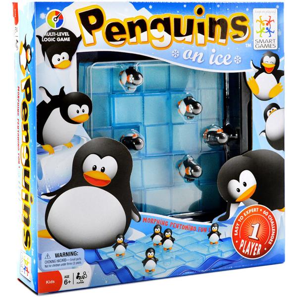 Penguins on ice. Pinguinii pe gheata
