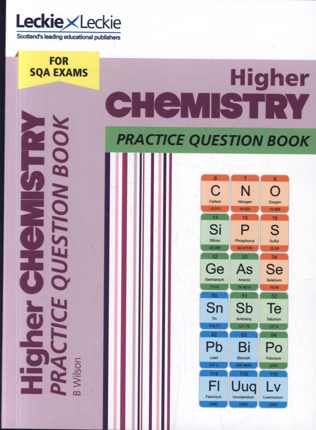 Higher Chemistry Practice Question Book -  