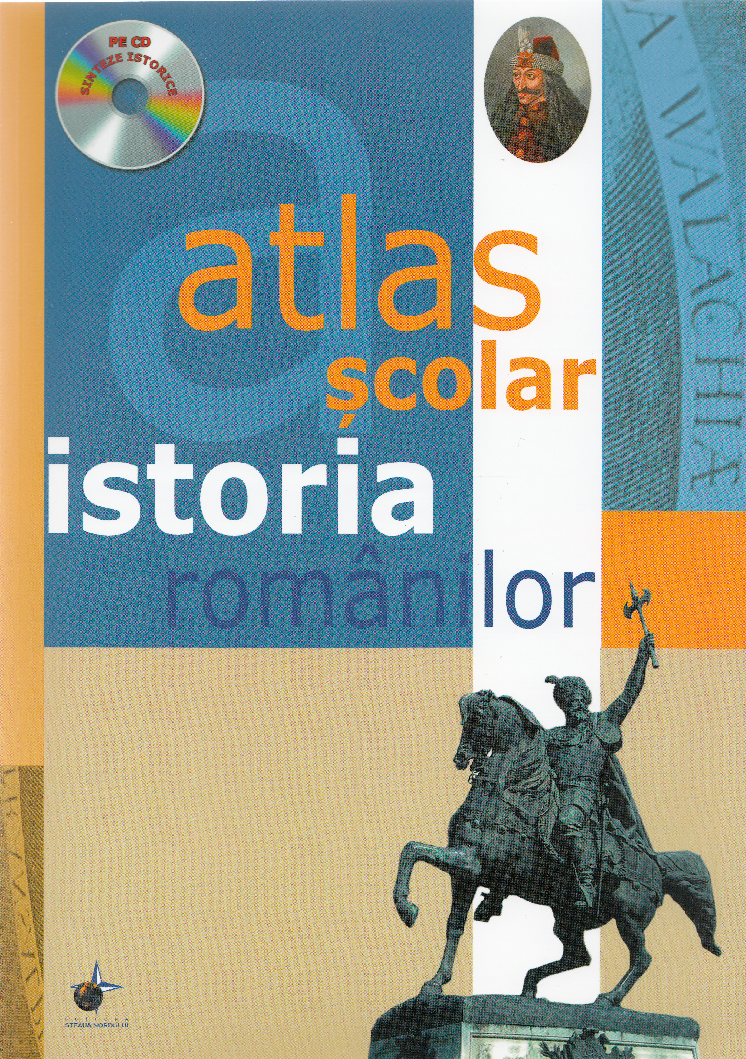 Atlas scolar. Istoria romanilor + CD