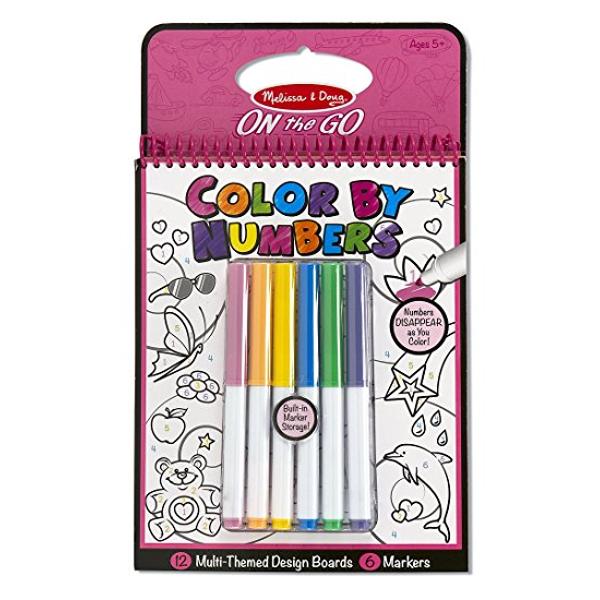 Color by Numbers. Carnet de colorat pe numere, Roz