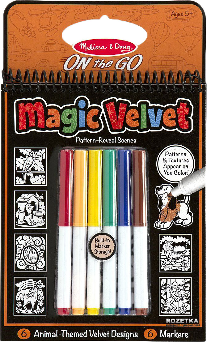 Magic Velvet. Carnet de colorat, Catifeaua magica. Animale 