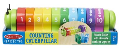 Counting caterpillar. Omida, Invata sa numeri