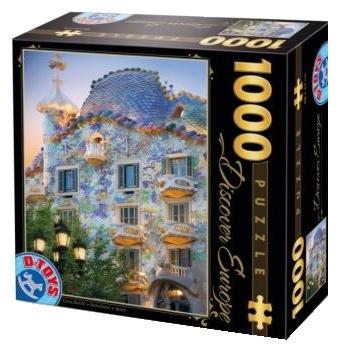 Puzzle 1000 Discover Europe: Casa Batllo. Barcelona. Spain