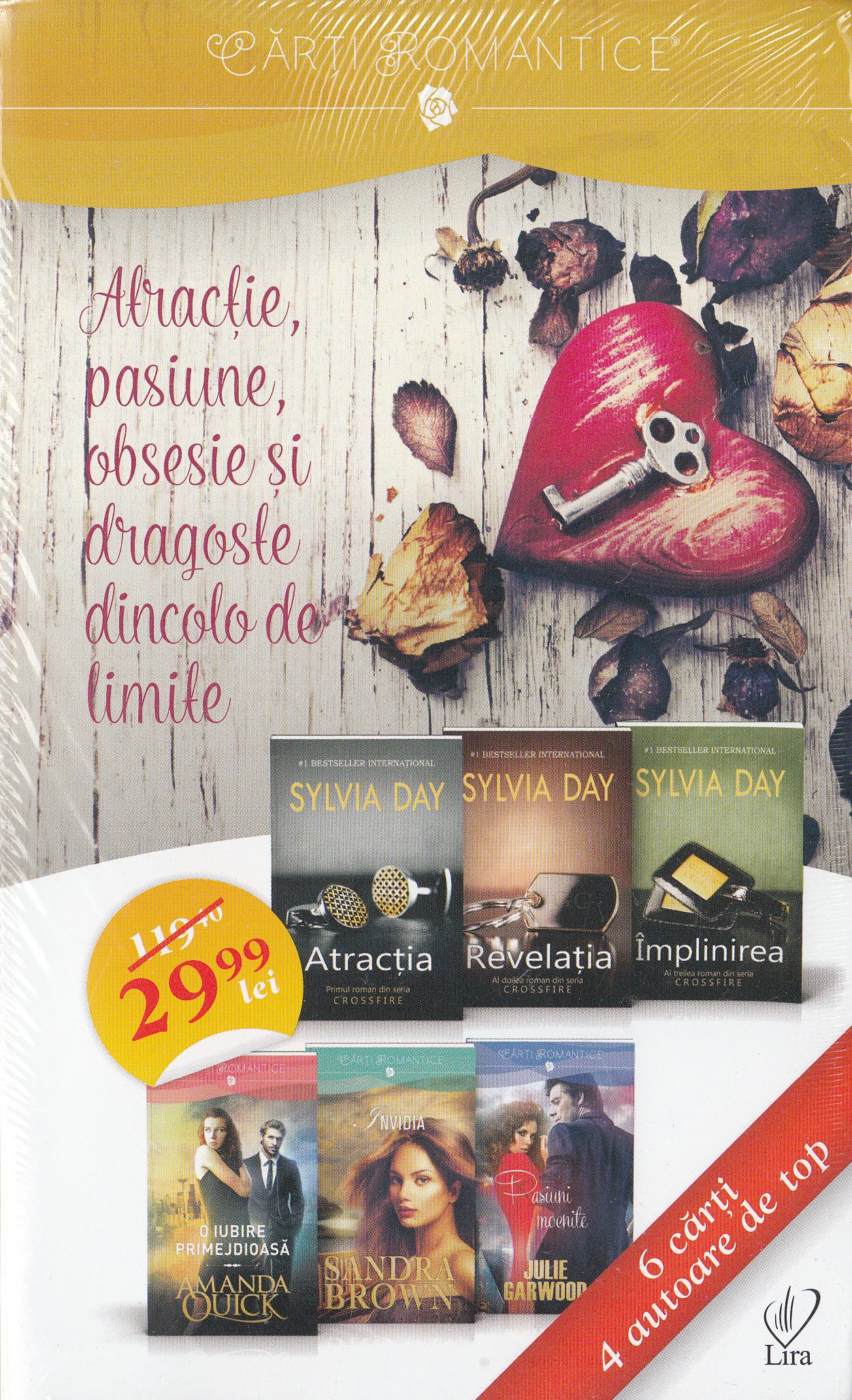 Atractie, pasiune, obsesie si dragoste dincolo de limite (6 carti)