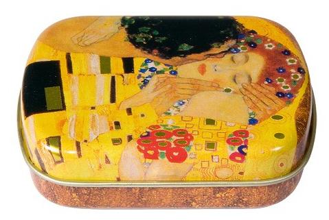 Cutiuta metalica, Sarutul. Gustav Klimt
