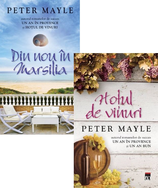 Pachet: Hotul de vinuri + Din nou in Marsilia - Peter Mayle