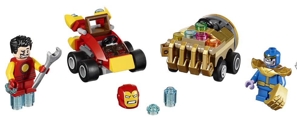 Lego Mighty Micros: Iron Man contra Thanos 5-12 ani (76072)