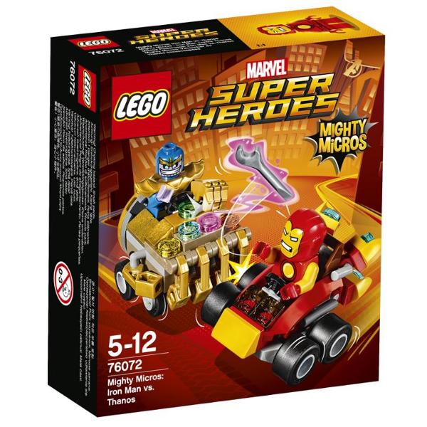 Lego Mighty Micros: Iron Man contra Thanos 5-12 ani (76072)