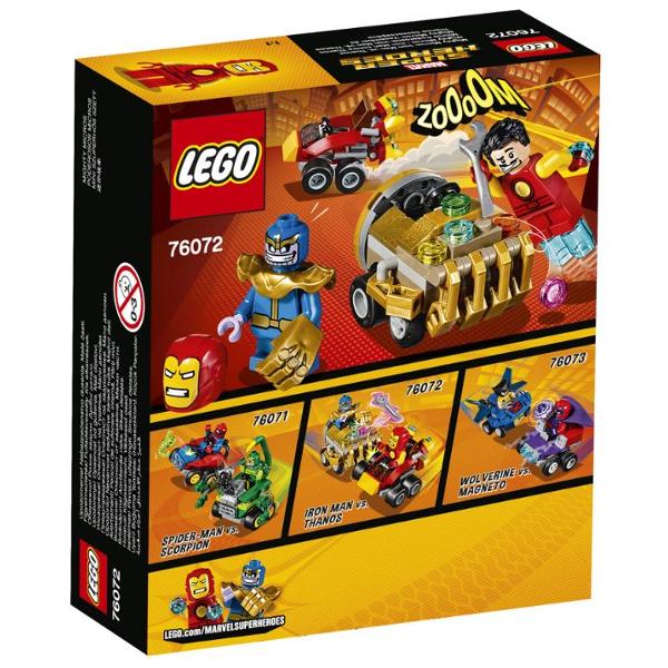 Lego Mighty Micros: Iron Man contra Thanos 5-12 ani (76072)