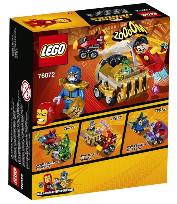 Lego Mighty Micros: Iron Man contra Thanos 5-12 ani (76072)