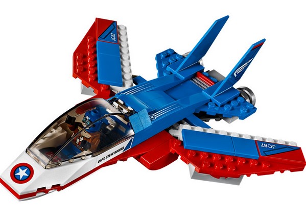 Lego Marvel Super Heroes. Capitanul America si urmarirea avionului cu reactie