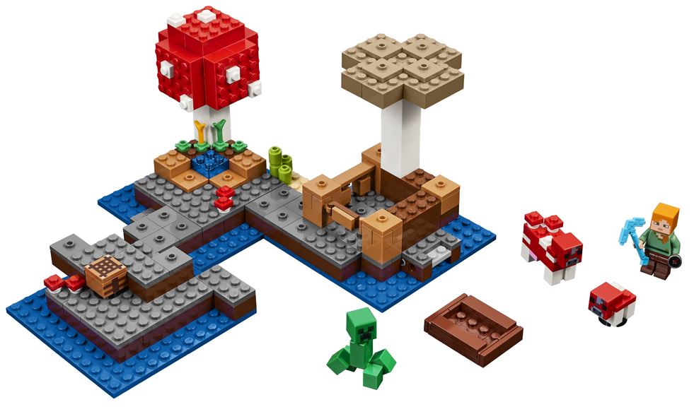 Lego Minecraft Insula ciupercilor 8 ani+ (21129)