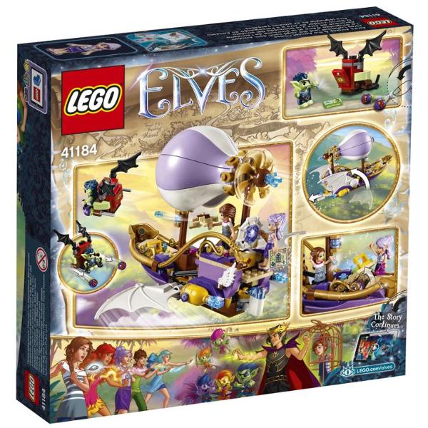 Lego Elves: Aira cu nava ei zburatoare si urmarirea amuletei 8-12 ani (41184)