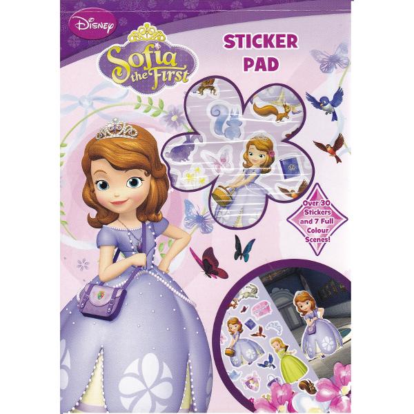 Sofia the First, Sticker pad. Carte cu stickere