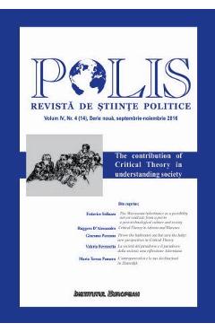 Poza produsului Polis vol.4 nr.4(14) Serie noua Septembrie-noiembrie 2016 Revista de Stiinte Politice
