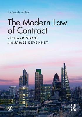 Modern Law of Contract - Richard Stone