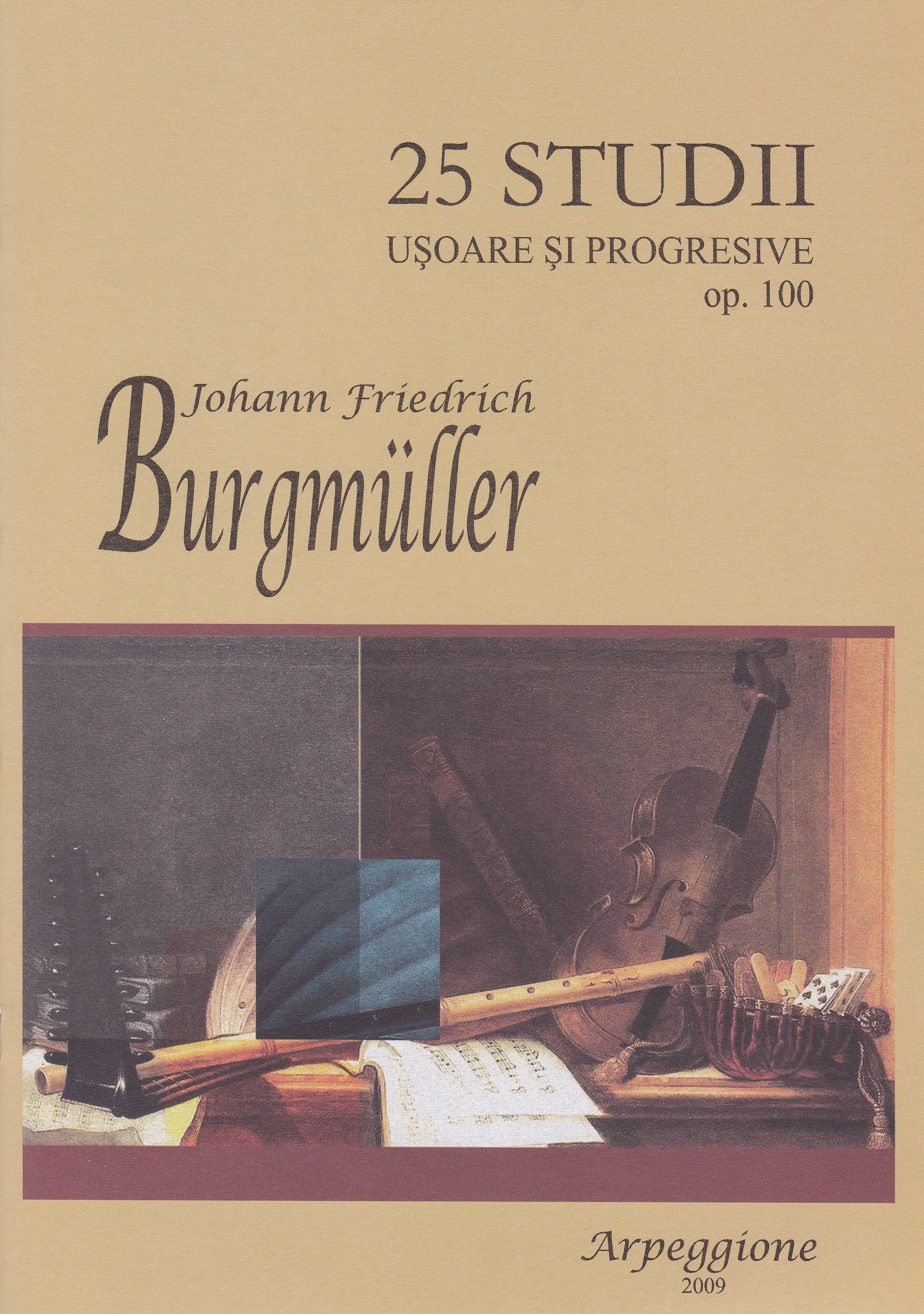 25 studii usoare si progresive - Johann Friedrich Burgmuller