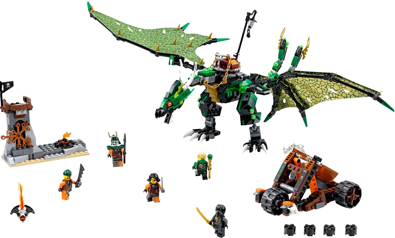 Lego Ninjago. Dragonul Verde NRG