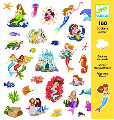 160 Stickers, Sirenes. Abtibilduri, Sirene