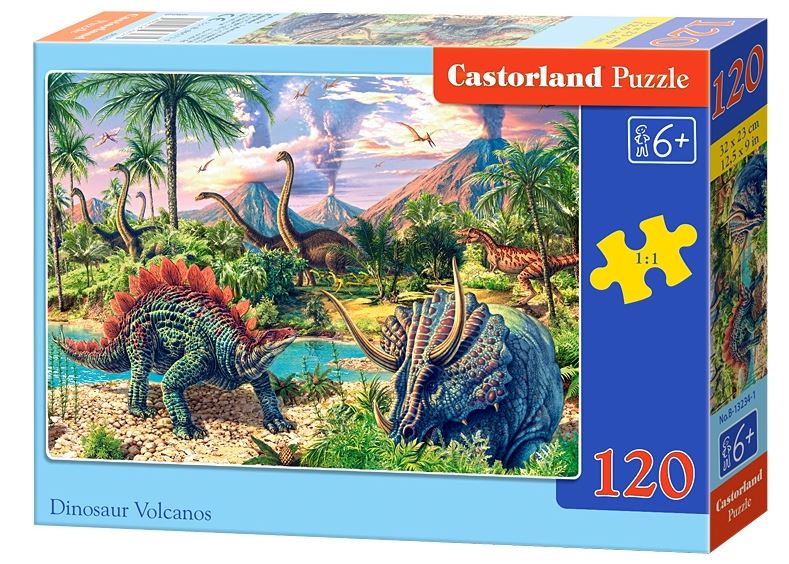 Puzzle 120 - Dinosaur Volcanos