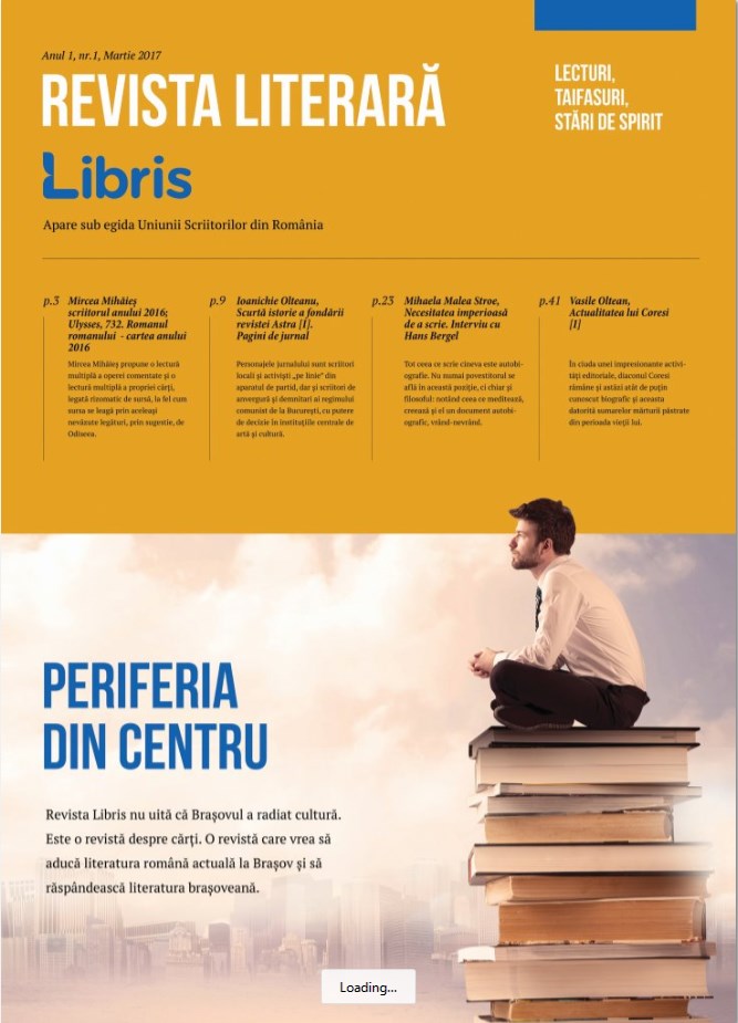 Revista Literara Libris Nr. 1 Martie 2017