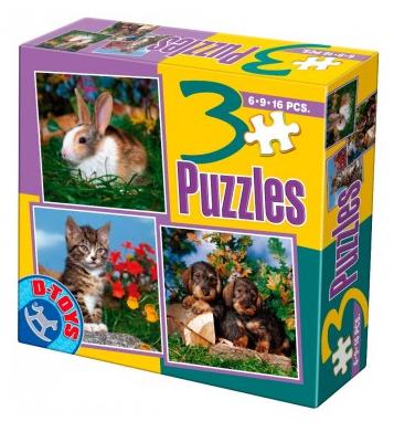 3 Puzzle Animale 