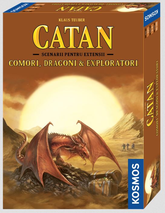 Catan - Scenarii pentru extensii: Comori, dragoni si exploratori