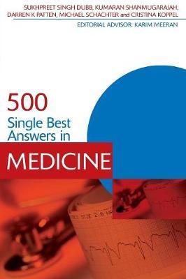 500 Single Best Answers in Medicine - Sukhpreet Singh Dubb