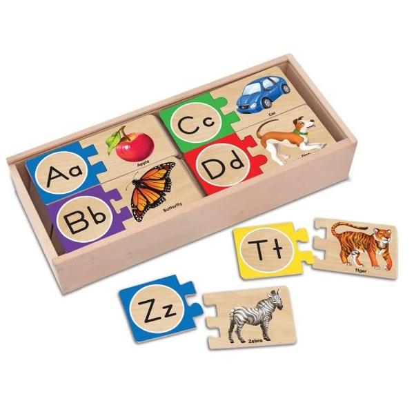 English alphabet puzzles. Alfabetul in engleza