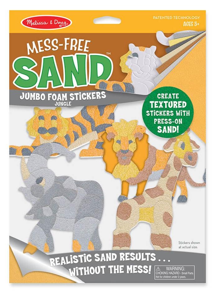 Mess-free sand. Creaza cu nisip, Abtibilduri jungla