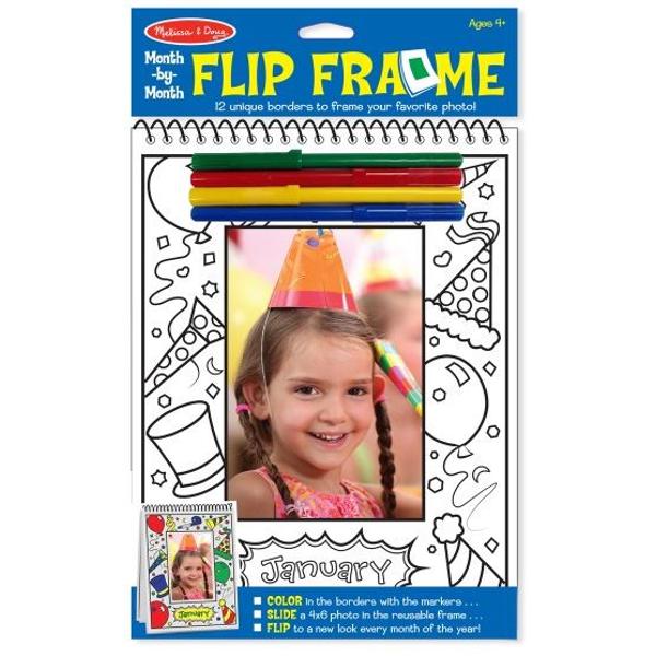 Flip Frame. Carnet de colorat, Lunile anului
