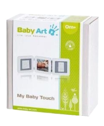 Baby Art - My Baby Touch. Set de amprenta cu rama de poza - Pastel