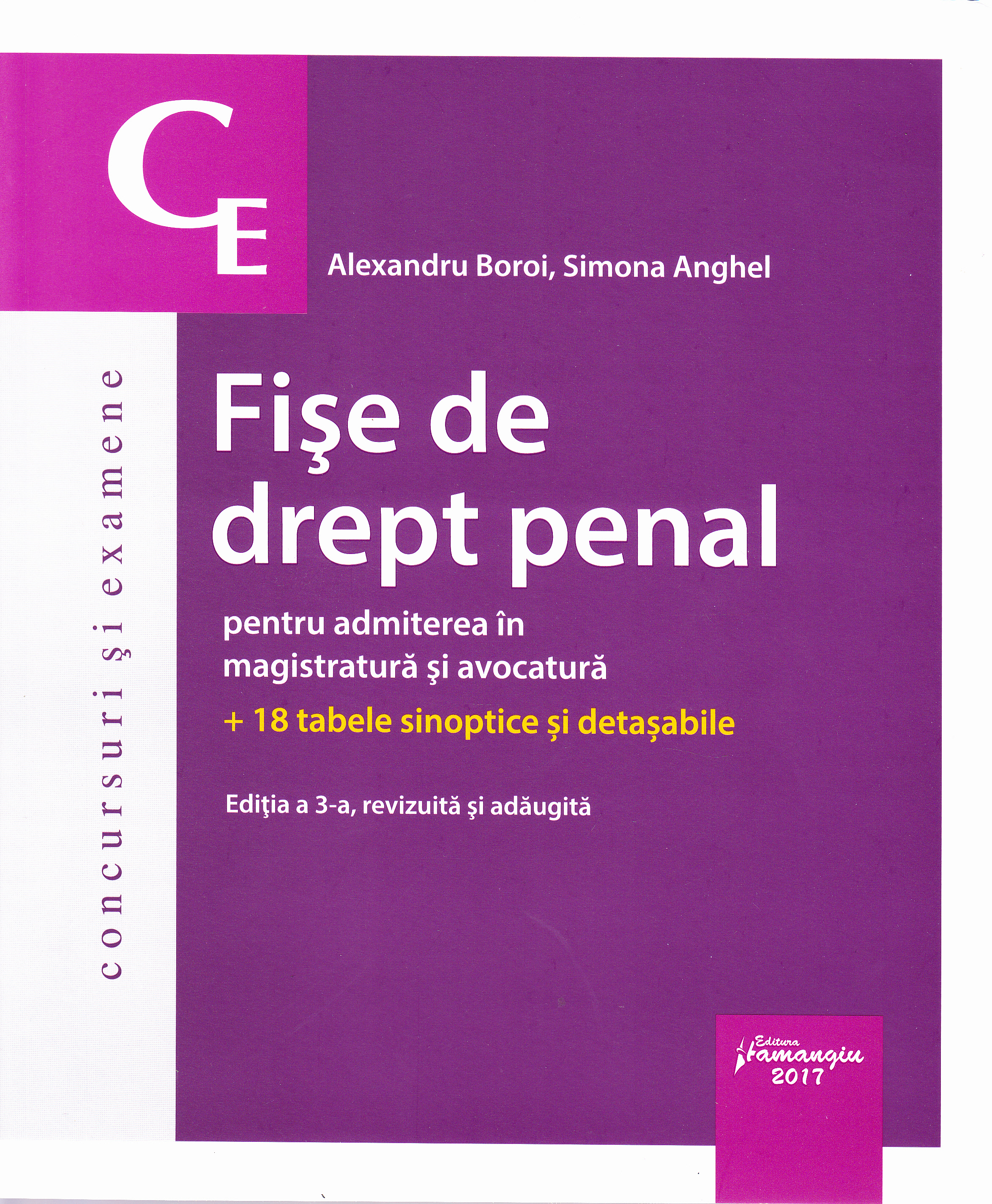 Fise de drept penal pentru admiterea in magistratura si avocatura ed.3 - Alexandru Boroi