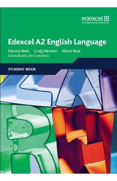 Coperta cărții 'Edexcel A2 English Language Student Book - Danuta Reah'