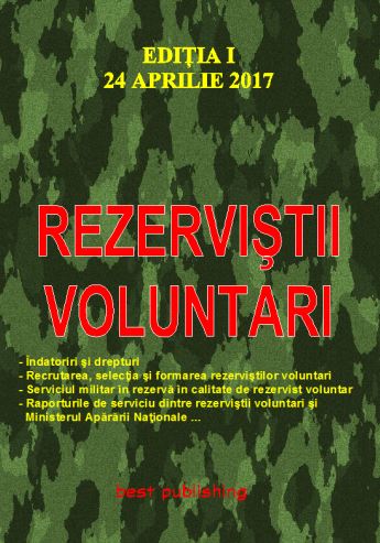 Rezervistii voluntari Act. 24 Aprilie 2017