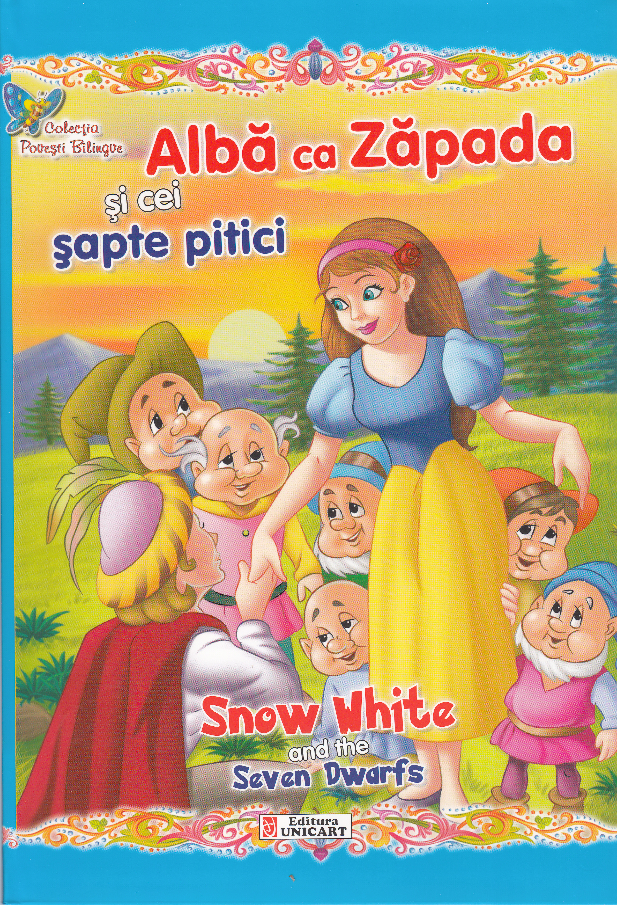 Alba ca Zapada si cei sapte pitici. Snow White and the Seven Dwarfs