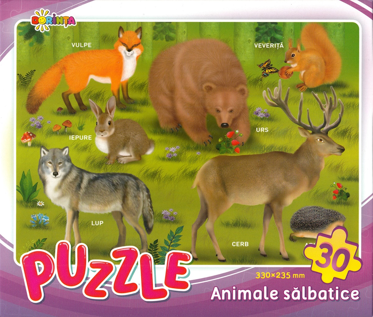 Puzzle 30. Animale salbatice