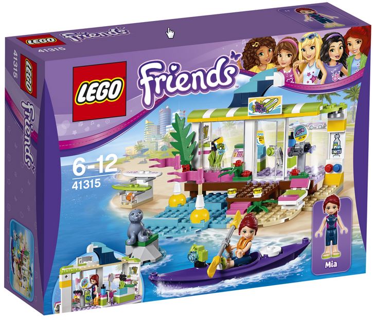 Lego Friends Magazinul de surf din heartlake 6-12 ani (41315)