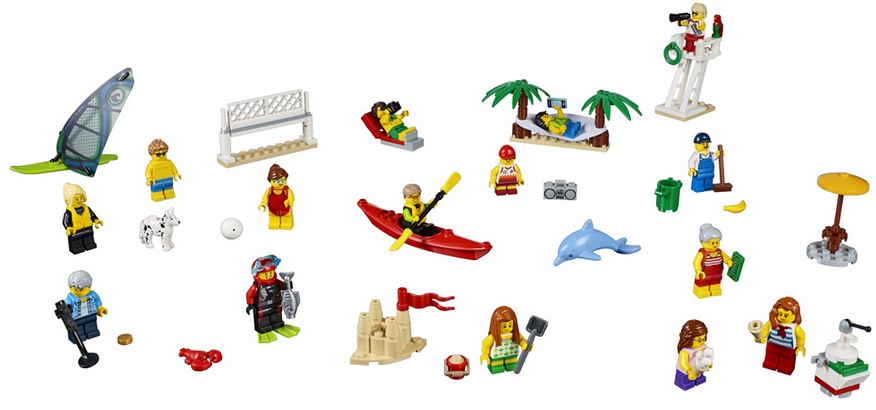 Lego City Comunitatea orasului. Distractie pe plaja 5-12 ani (60153)