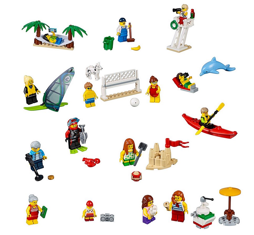 Lego City Comunitatea orasului. Distractie pe plaja 5-12 ani (60153)