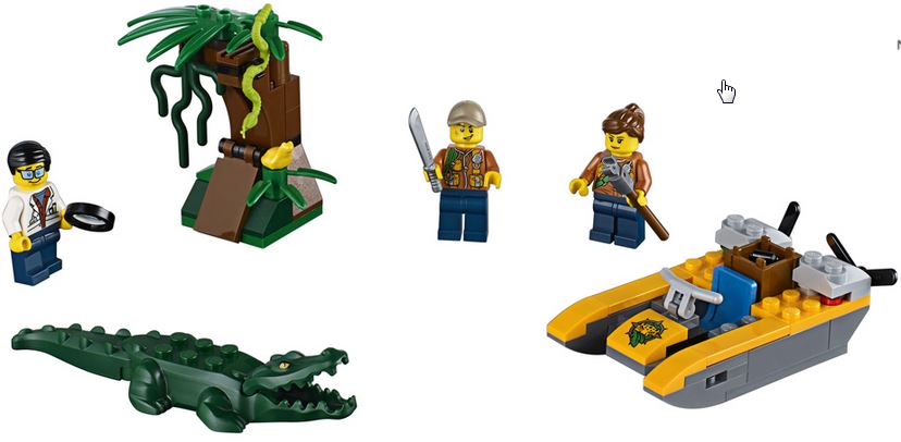 Lego City Set de jungla pentru incepatori 5-12 ani (60157)