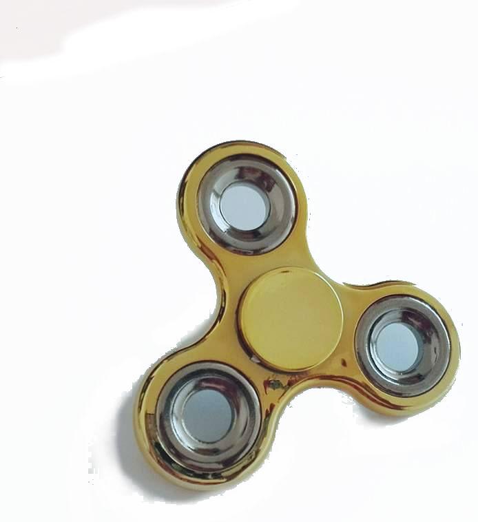 Finger Fidget Spinner  - Auriu Metalic